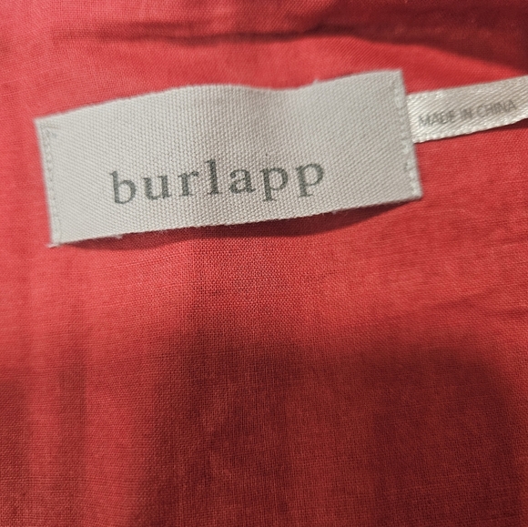 Burlapp  Wrap Bodice Banded Waist Dress Stunning Chic Mod Designer Small - Picture 8 of 9